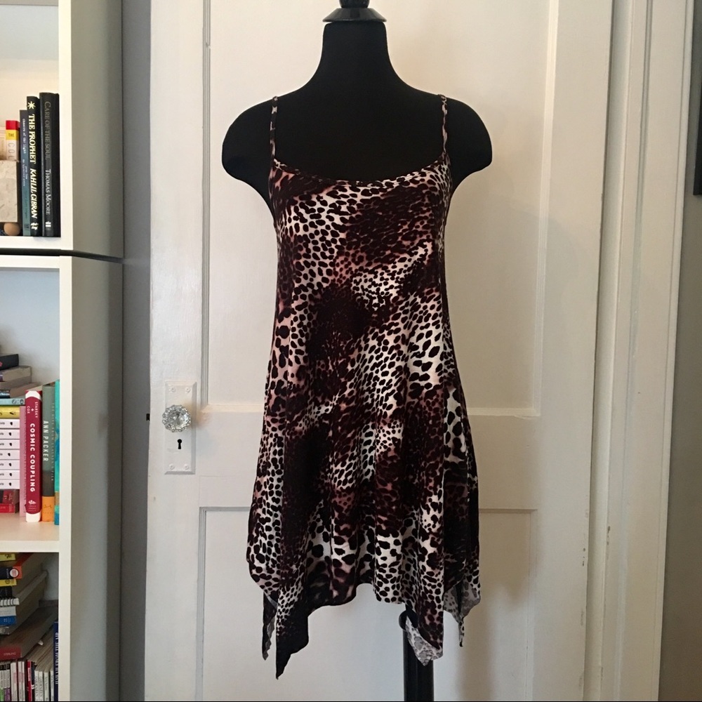 Revolve- Leopard Print Lang Spaghetti Tunic Dress